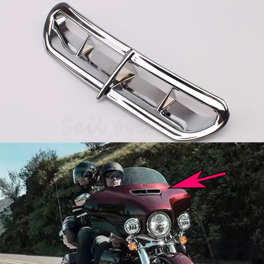 Brand New Chrome Motorcycle Fairing Air Vent Duct Bezel For Harley Touring Electra Street Glide 2014-Later Moto Free Shipping
Brand New Chrome Motorcycle Fairing Air Vent Duct Bezel For Harley Touring Electra Street Glide 2014-Later Moto Free Shipping