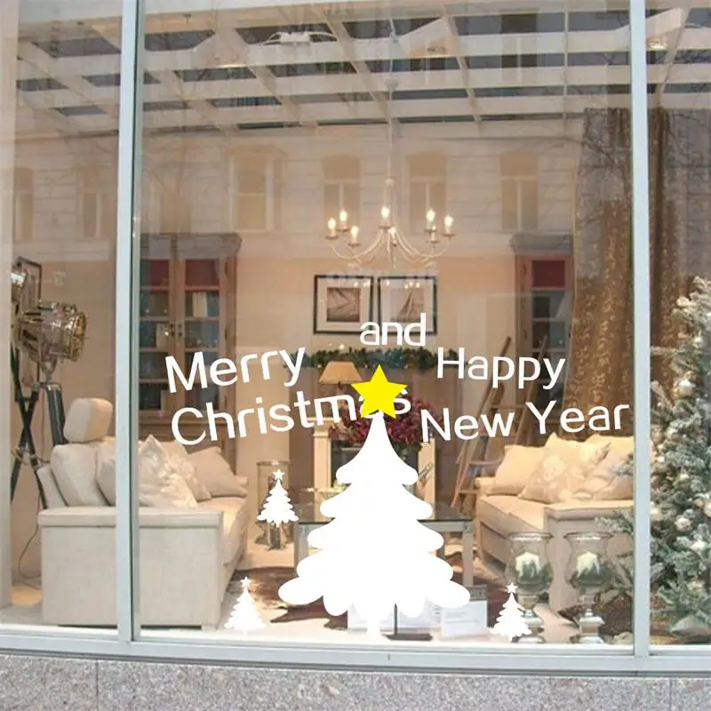 Merry Christmas happy new year tree star Shop Home Decoration window glass decorative stickers decals xmas66
Merry Christmas happy new year tree star Shop Home Decoration window glass decorative stickers decals xmas66