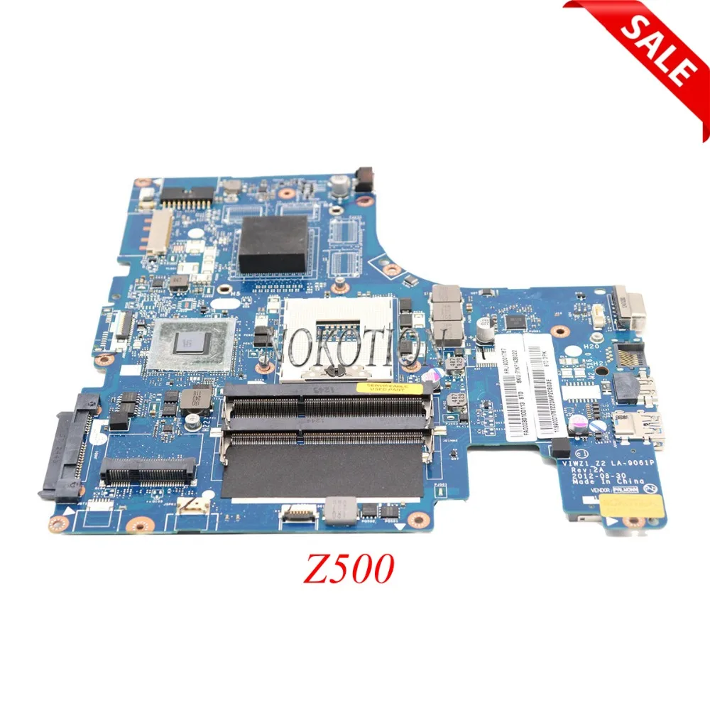 NOKOTION Laptop Motherboard for Lenovo Ideapad z500 Series S989 La-9061p 90001767 HM76 DDR3 Main board DVD connector 10 PIN
NOKOTION Laptop Motherboard for Lenovo Ideapad z500 Series S989 La-9061p 90001767 HM76 DDR3 Main board DVD connector 10 PIN