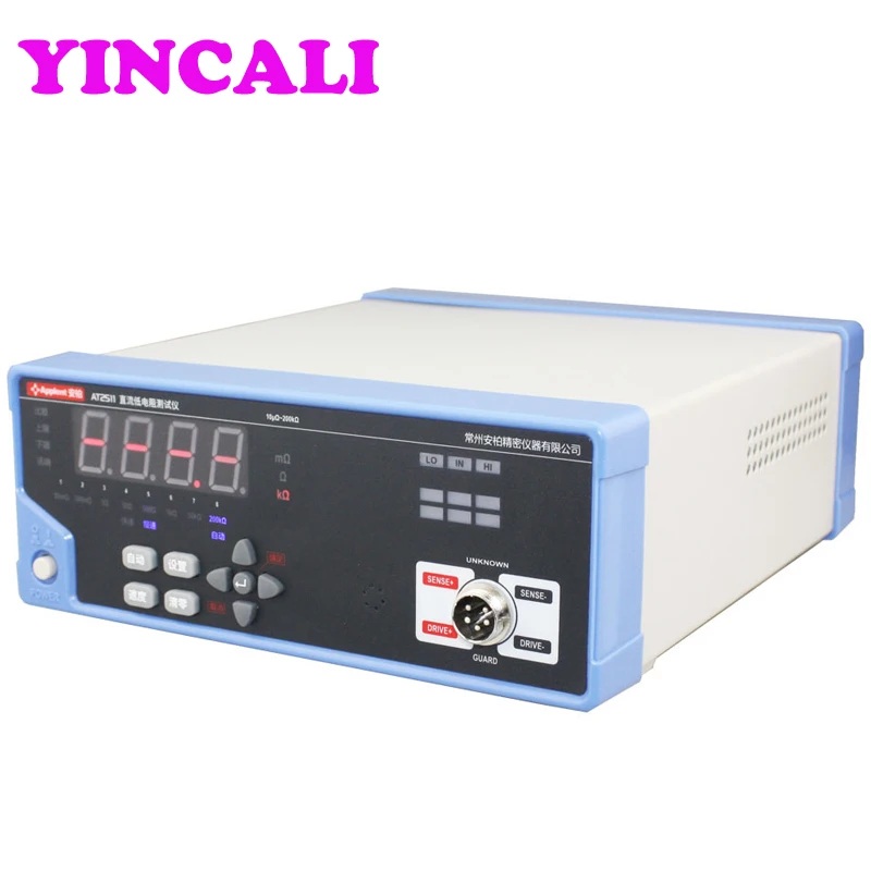 Digital Low Ohm Meter AT2511 Digital Mega Meter Highlight LED Display Resistance meter Max 5000 Readings Fast Shipping
Digital Low Ohm Meter AT2511 Digital Mega Meter Highlight LED Display Resistance meter Max 5000 Readings Fast Shipping