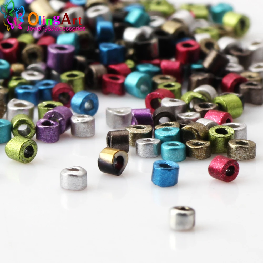 OlingArt 1.8MM 20g/lot Plating Multicolor mixing Glass Seed Bead AAA high quality small tube DIY Necklace/bracelet/Ring Jewelry
OlingArt 1.8MM 20g/lot Plating Multicolor mixing Glass Seed Bead AAA high quality small tube DIY Necklace/bracelet/Ring Jewelry