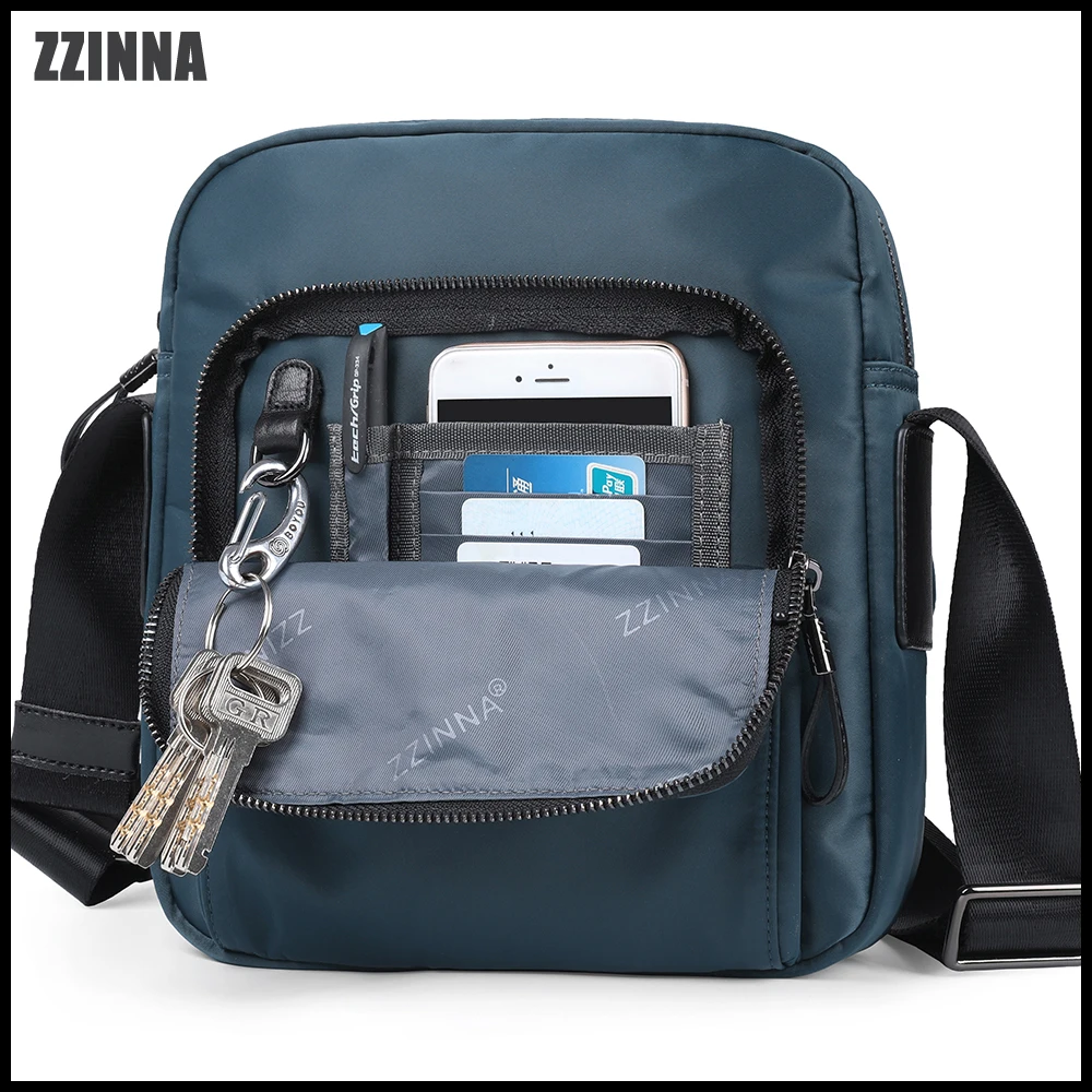 ZZINNA Brand Casual Messenger Bag for Men Business Waterproof Zipper Bag Male Sling Crossbody Cell Phone Shoulder Bag Polyester
ZZINNA Brand Casual Messenger Bag for Men Business Waterproof Zipper Bag Male Sling Crossbody Cell Phone Shoulder Bag Polyester