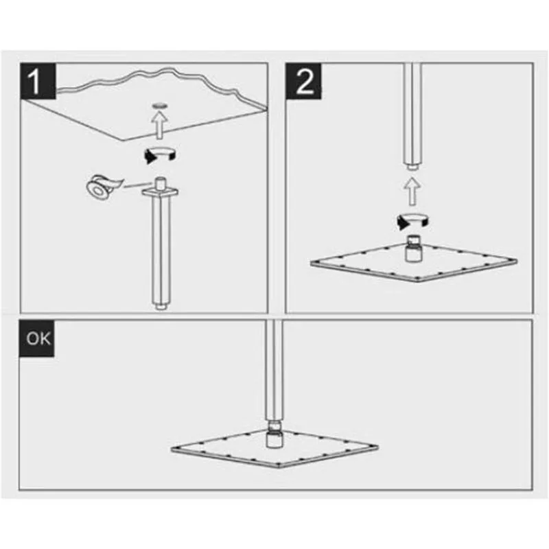 Bathroom Rainfall Shower Head Water Saving ABS Rain Shower High Pressure Square Spray shower holder Sanitary Ware Suite AA
Bathroom Rainfall Shower Head Water Saving ABS Rain Shower High Pressure Square Spray shower holder Sanitary Ware Suite AA