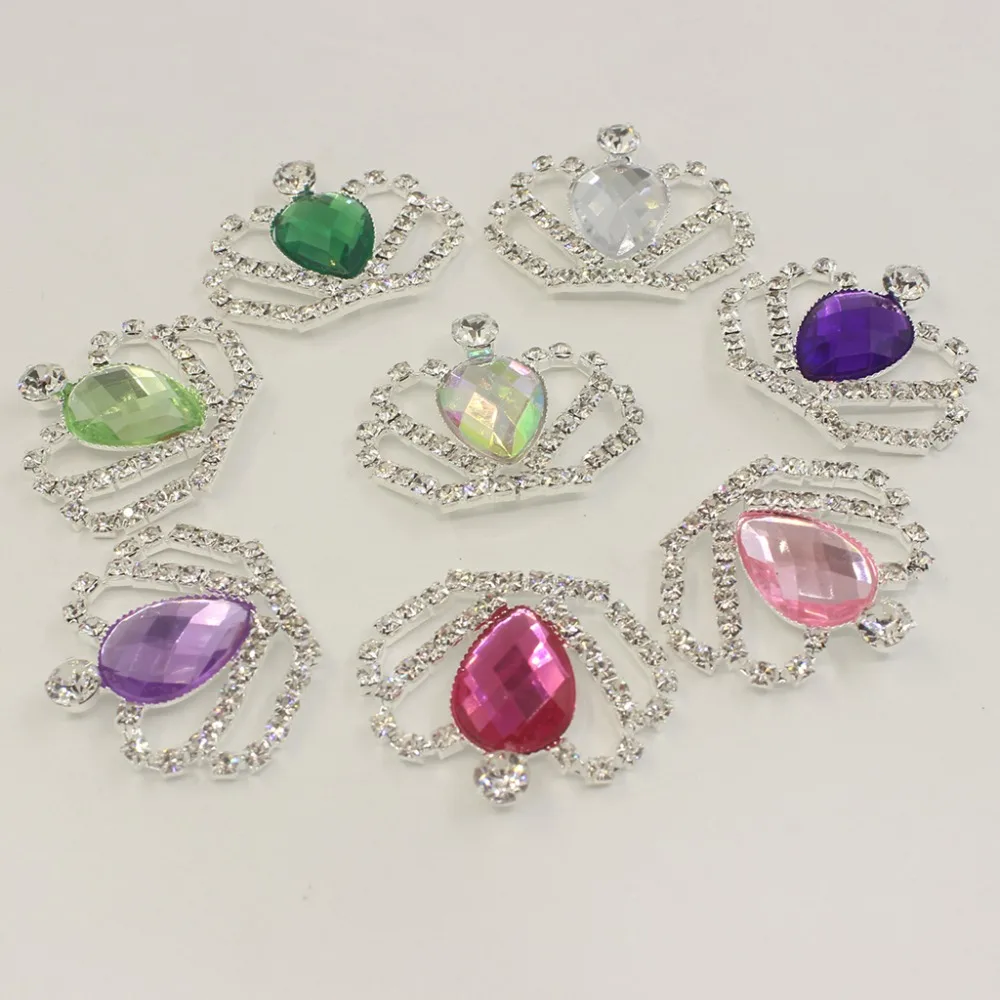 Rhinestone Crown Acrylic Diamond Flatback Gem Button Clothing Applique Metal Craft Decoration for Bridal Embellishment Dress 5pc
Rhinestone Crown Acrylic Diamond Flatback Gem Button Clothing Applique Metal Craft Decoration for Bridal Embellishment Dress 5pc
