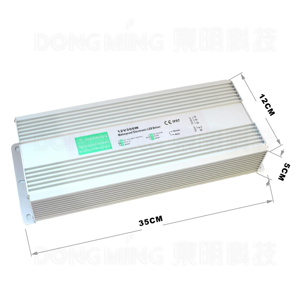 Free Fedex 300W LED driver dc 12v 25A led power supply outdoor using ip67 Waterproof lighting transformer power adapter
Free Fedex 300W LED driver dc 12v 25A led power supply outdoor using ip67 Waterproof lighting transformer power adapter