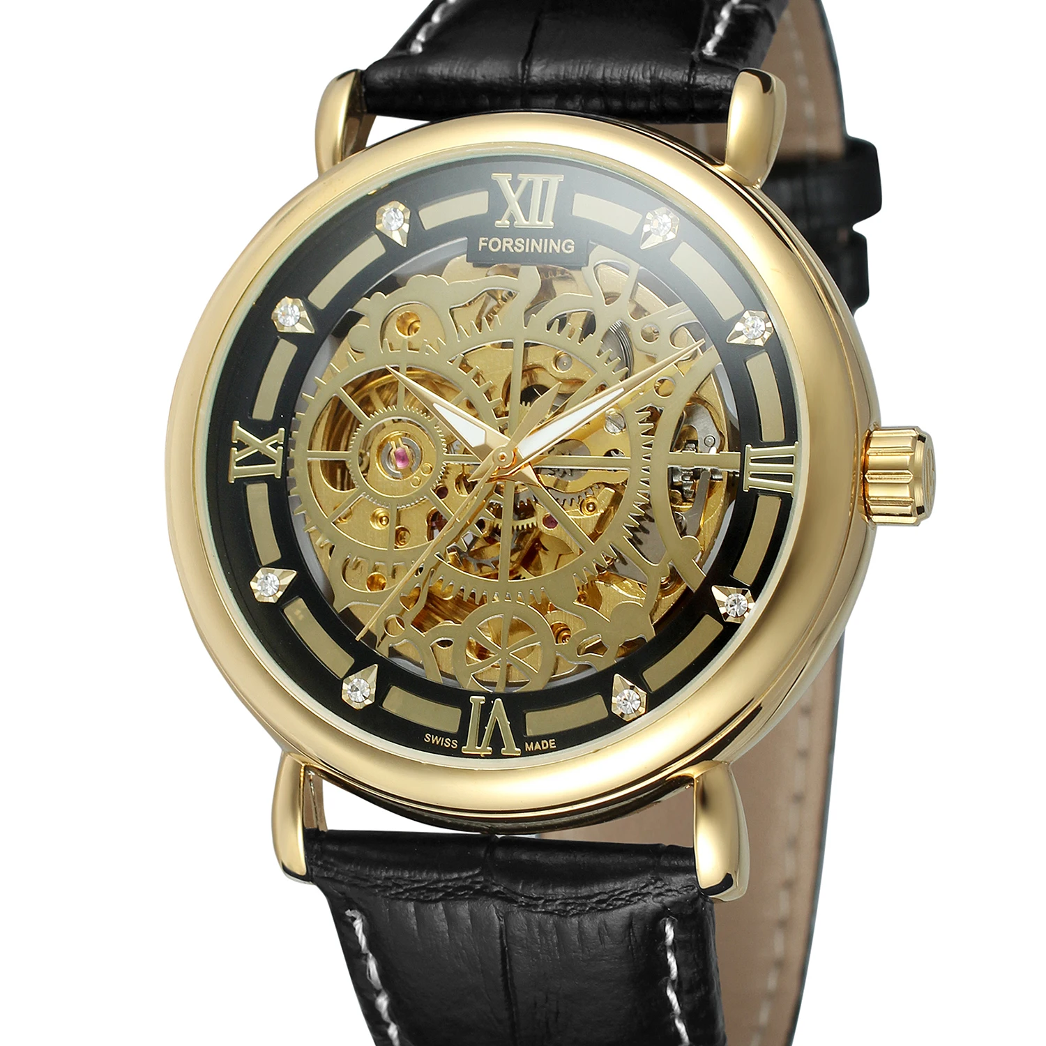 Forsining Top Brand Classic Hollow Skeleton Mechanical Watch Saat Clock Hours Couple Men's Watch Leather Ladies Women Watches
Forsining Top Brand Classic Hollow Skeleton Mechanical Watch Saat Clock Hours Couple Men's Watch Leather Ladies Women Watches