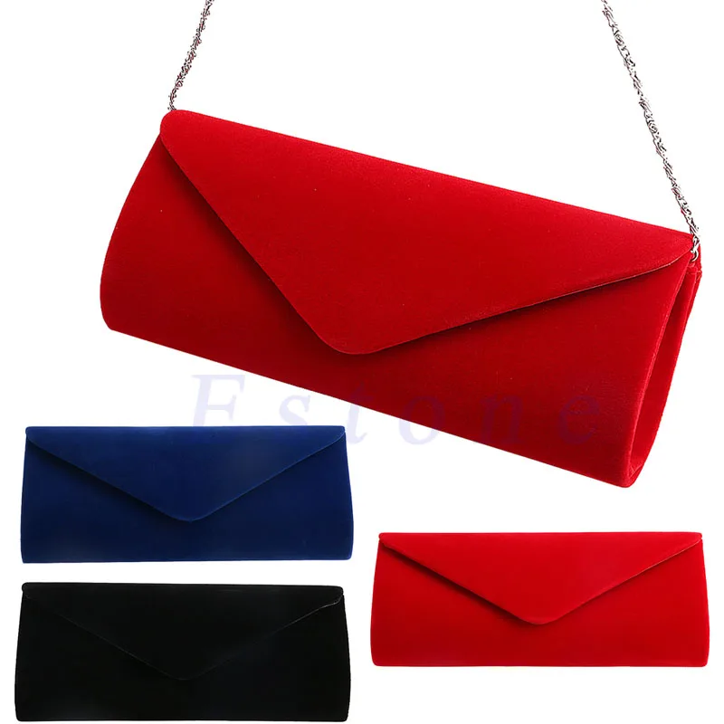 THINKTHENDO New 1Pc Ladies Velvet Evening Clutch Handbag Chain Bag Formal Chain Shoulder Tote Purse
THINKTHENDO New 1Pc Ladies Velvet Evening Clutch Handbag Chain Bag Formal Chain Shoulder Tote Purse
