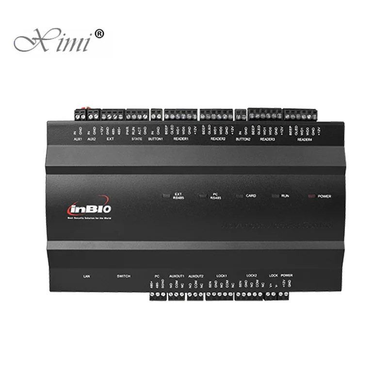 Biometric Fingerprint And Card Reader Access Controller 4 Doors Access Control Panel inbio460 Access Control System With TCP/IP
Biometric Fingerprint And Card Reader Access Controller 4 Doors Access Control Panel inbio460 Access Control System With TCP/IP