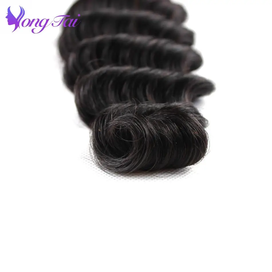 Yuyongtai волосы глубокая волна необработанные индийские Weave Связки 1 шт. 100%