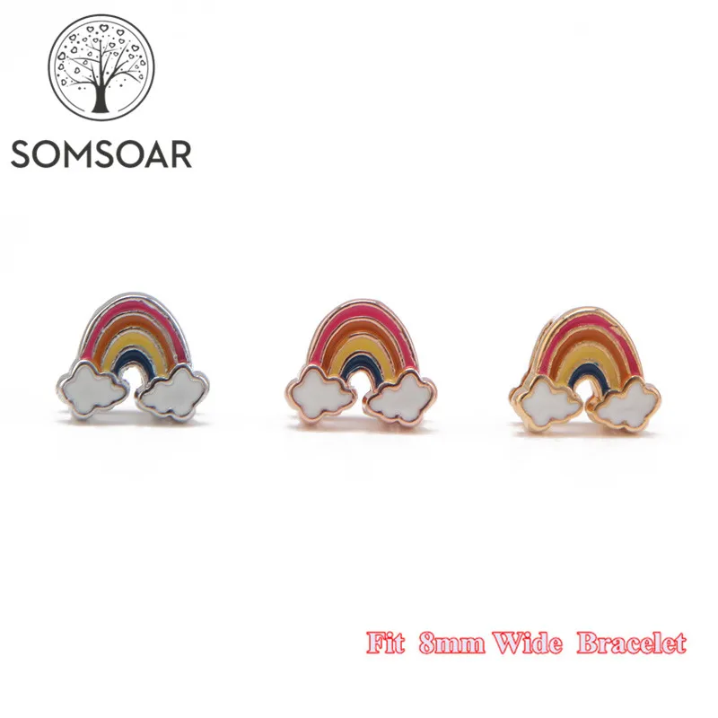 Браслет Somsoar для детей и женщин, широкий кожаный браслет с радужной подвеской, 8 мм, 10 шт./лот
Браслет Somsoar для детей и женщин, широкий кожаный браслет с радужной подвеской, 8 мм, 10 шт./лот
