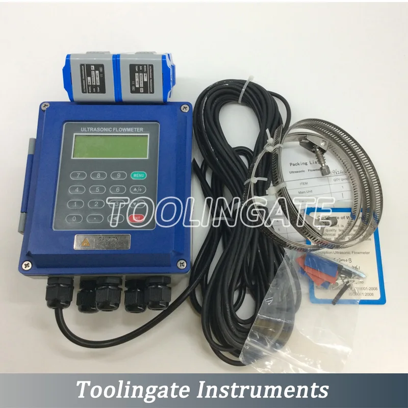TUF-2000B Liquid Ultrasonic Flow Meter with TM-1 Transducer DN50-700mm Digital Flowmeters Clamp-on Type Sensor
TUF-2000B Liquid Ultrasonic Flow Meter with TM-1 Transducer DN50-700mm Digital Flowmeters Clamp-on Type Sensor