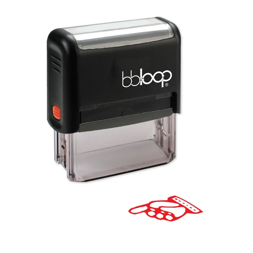 Bbloop, штамп для самостоятельного наведения левой руки, прямоугольный, лазерная гравировка, красный
Bbloop, штамп для самостоятельного наведения левой руки, прямоугольный, лазерная гравировка, красный
