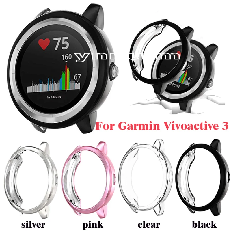 YHNUJM For Garmin Vivoactive 3 Smart Watch Soft Tpu Case Plating Color Protect Cover for Vivoactive3 Accessories
YHNUJM For Garmin Vivoactive 3 Smart Watch Soft Tpu Case Plating Color Protect Cover for Vivoactive3 Accessories