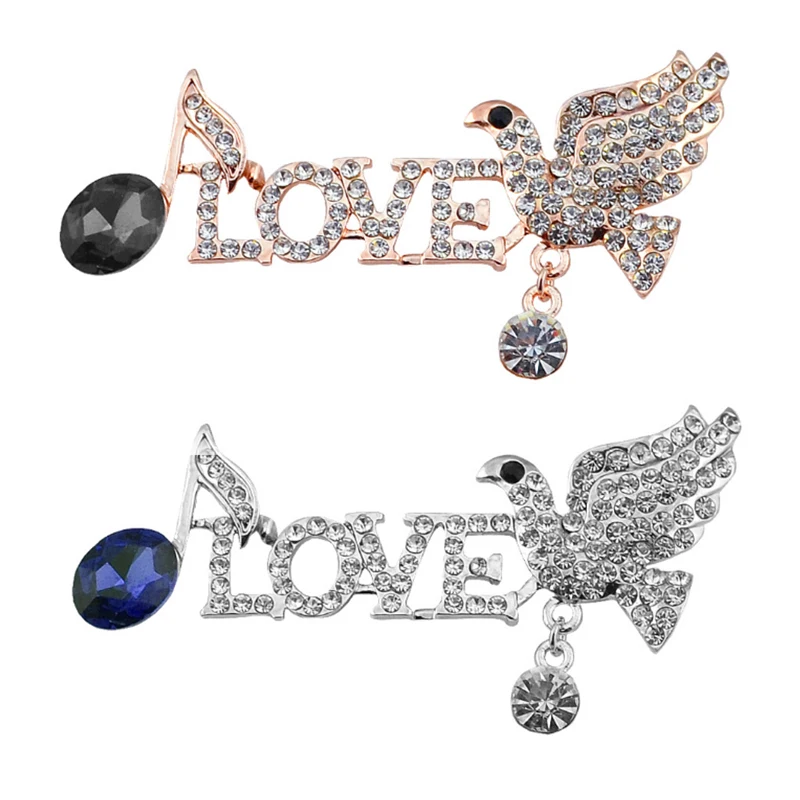 50pcs/lot Valentine's Day Rhinestone pigeon bird crystal gold plated animal brooch pin/lapel pin for gift/party
50pcs/lot Valentine's Day Rhinestone pigeon bird crystal gold plated animal brooch pin/lapel pin for gift/party