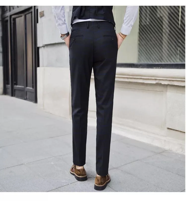 Suit+pants Casual Men's Double-breasted Slim Suit Men Fashion Business Casual Suit Stretch Wedding Dress Groomsmen
Suit+pants Casual Men's Double-breasted Slim Suit Men Fashion Business Casual Suit Stretch Wedding Dress Groomsmen