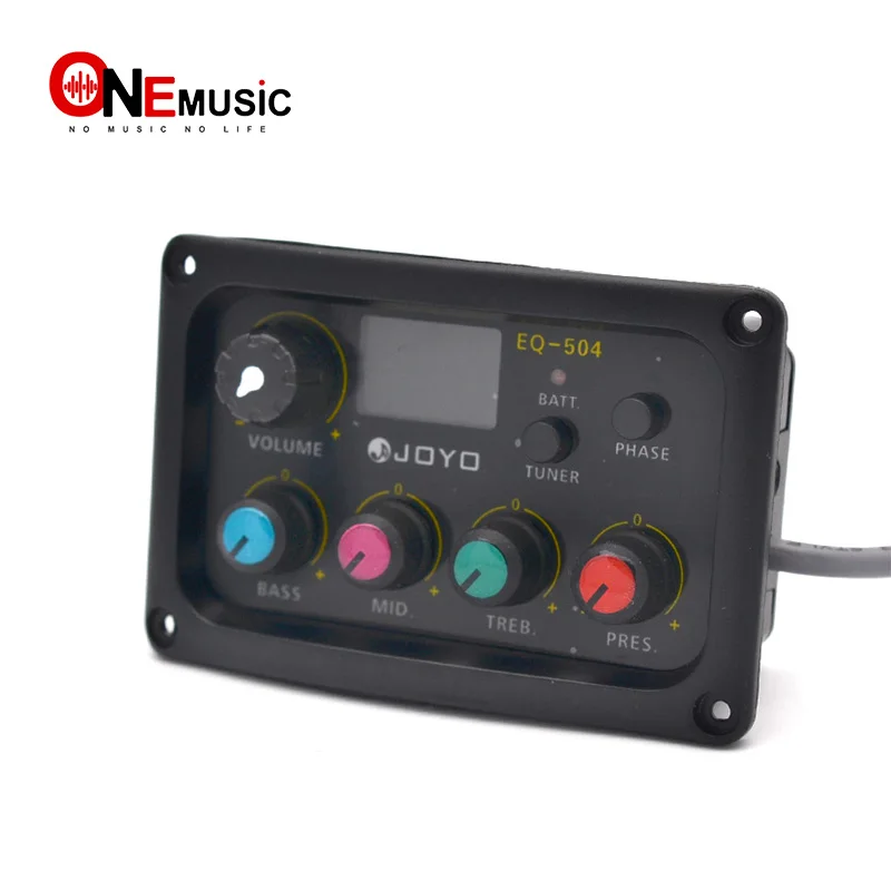 Joyo EQ-504 4 Band Guitar EQ Equalizer with Tuner for Acoustic Guitar Colorful Knob Music Instruments DIY
Joyo EQ-504 4 Band Guitar EQ Equalizer with Tuner for Acoustic Guitar Colorful Knob Music Instruments DIY