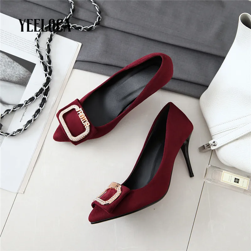 YEELOCA 2019 spring autumn women pumps pointed toe thin heels slip on super high heels metal decoration casual woman shoes
YEELOCA 2019 spring autumn women pumps pointed toe thin heels slip on super high heels metal decoration casual woman shoes