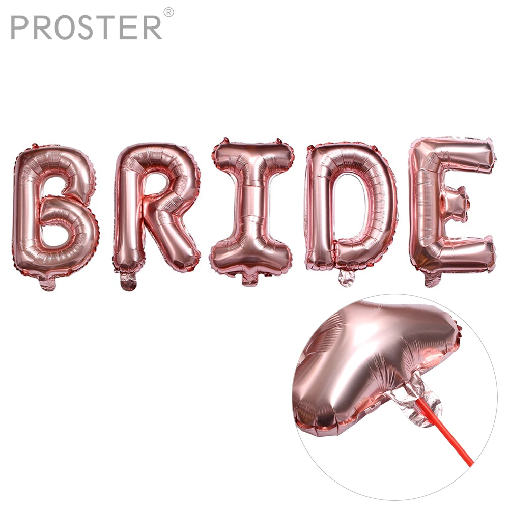 Proster for 16 inch Foil Balloons Rose Gold Helium Balloon Wedding BRIDE TO BE Balloons Decoration Number Balloon Party Balls
Proster for 16 inch Foil Balloons Rose Gold Helium Balloon Wedding BRIDE TO BE Balloons Decoration Number Balloon Party Balls