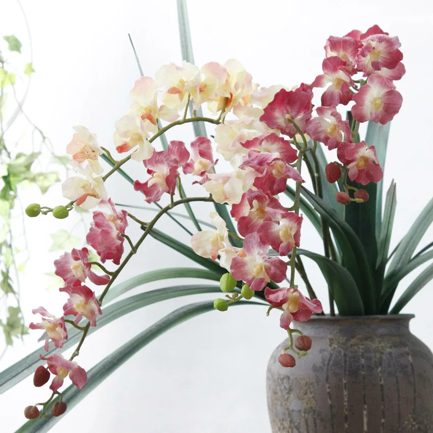 Real Touch Orchid Artificial Flower for Home Wedding Decoration 12 Heads 100cm Single Orchid Phalaenopsis Fake Flower
Real Touch Orchid Artificial Flower for Home Wedding Decoration 12 Heads 100cm Single Orchid Phalaenopsis Fake Flower