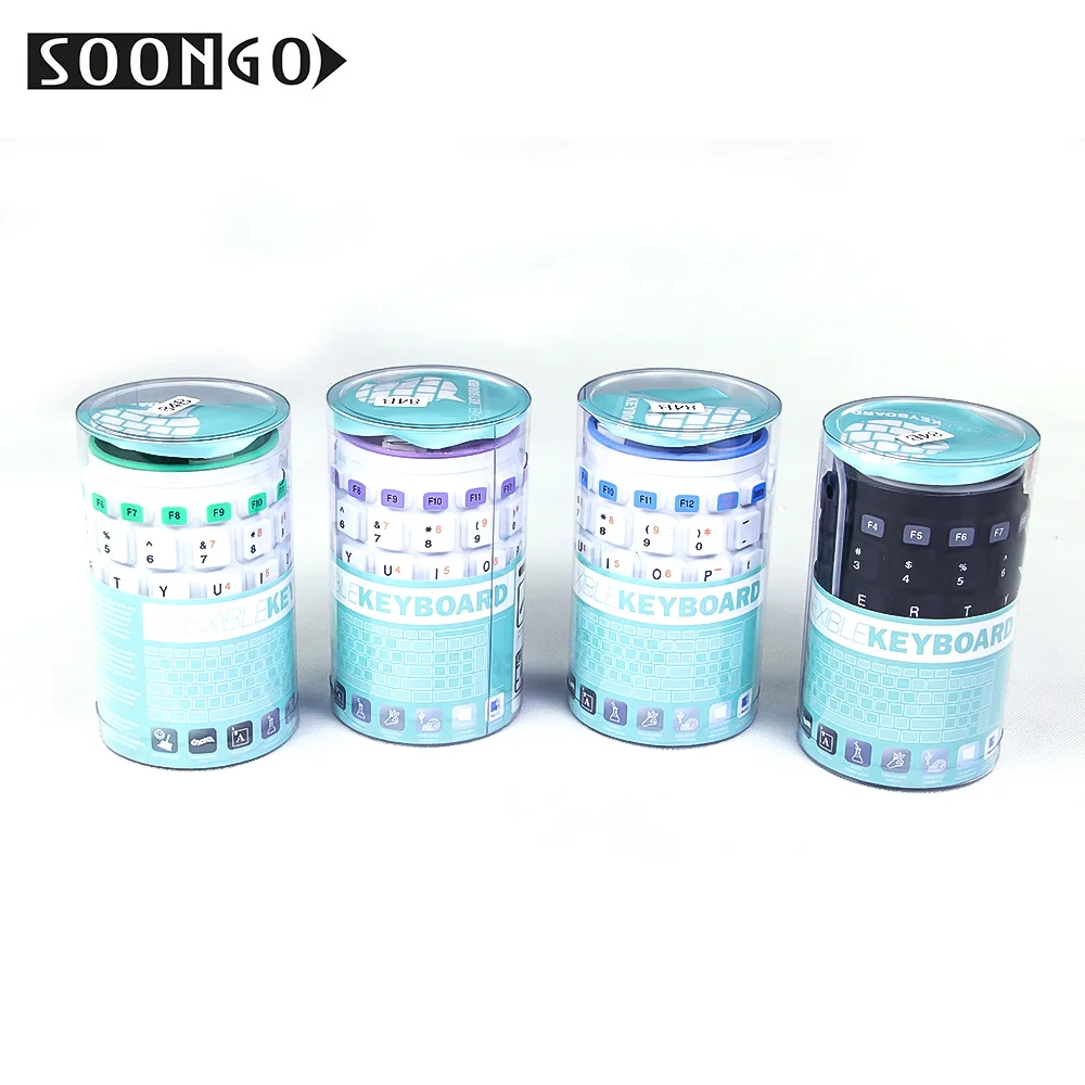 Mini Silicone Soft Slim waterproof Folding Keyboard Wired Flexible USB Collapsible Teclado for Laptop 
Mini Silicone Soft Slim waterproof Folding Keyboard Wired Flexible USB Collapsible Teclado for Laptop