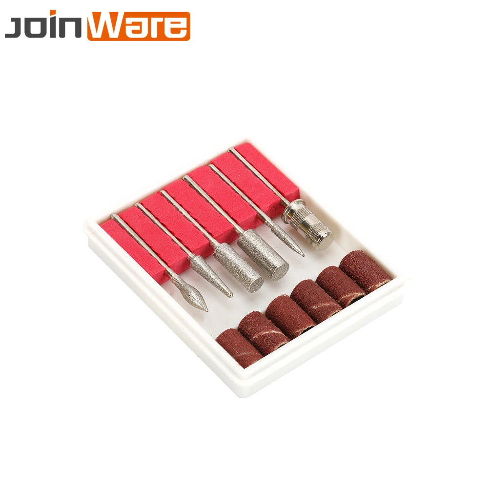 Diamond Grinding Head Nail Art Drill Bit Replace Sandpaper Head Set Box Grinding Machine Tool New 6Pcs For Rotary Tool
Diamond Grinding Head Nail Art Drill Bit Replace Sandpaper Head Set Box Grinding Machine Tool New 6Pcs For Rotary Tool