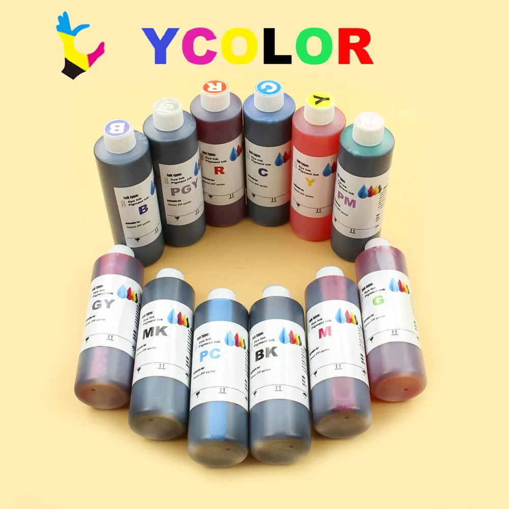 12*250ML/Bottle Waterbased Dye ink for Canon IPF 6450 6460 6400 6410 6300 6350 printer
12*250ML/Bottle Waterbased Dye ink for Canon IPF 6450 6460 6400 6410 6300 6350 printer