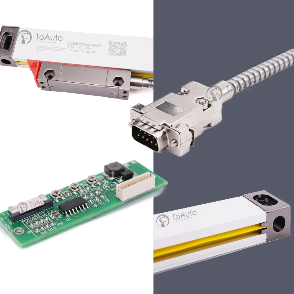 300mm + 600mm 2 Axis Linear Scale Kits Encoder 1+ 10/240VAC Digital Readout DRO For Milling Machine | Инструменты