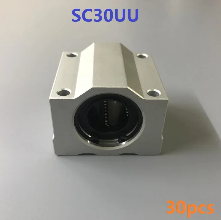 30 шт./лот SC30UU SCS30UU 30 мм Линейный Корпус подшипника линейный направляющий вал линейные блоки для 3D принтера запчасти направляющая
30 шт./лот SC30UU SCS30UU 30 мм Линейный Корпус подшипника линейный направляющий вал линейные блоки для 3D принтера запчасти направляющая