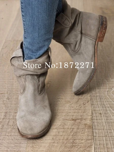 Women Ankle Boots Suede Autumn Shoes Flat Nubuck Leather Retro Distressed Biker Boots Women Motorcycle Boots Shoes Cool Boots
Women Ankle Boots Suede Autumn Shoes Flat Nubuck Leather Retro Distressed Biker Boots Women Motorcycle Boots Shoes Cool Boots