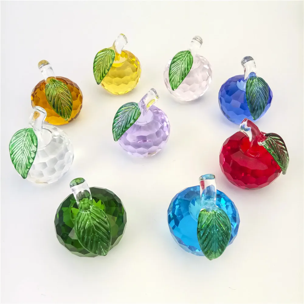 40mmx50mm 10Colors 10Pcs Crystal Faceted Apple Paperweight Glass Paperweight Gifts Crafts Art&Collection Christmas Decoration
40mmx50mm 10Colors 10Pcs Crystal Faceted Apple Paperweight Glass Paperweight Gifts Crafts Art&Collection Christmas Decoration