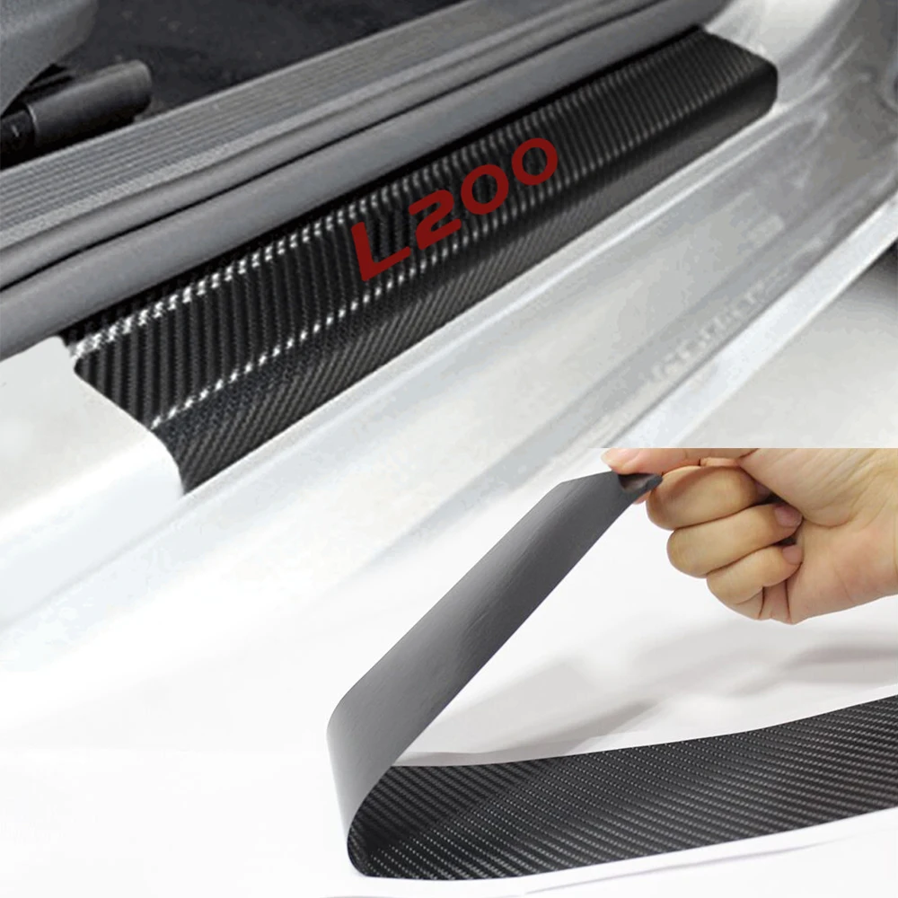 4pcs For Mitsubishi Pajero L200 Car Door Plate Door Sill Scuff Plate Carbon Fiber Vinyl Cars Sticker Car-Styling Accessories
4pcs For Mitsubishi Pajero L200 Car Door Plate Door Sill Scuff Plate Carbon Fiber Vinyl Cars Sticker Car-Styling Accessories