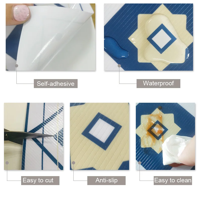 1Set/10Pcs PVC Self-adhesive Waterproof 3D Floor Stickers DIY Wall Sticker Decor Kitchen Bathroom Toilet Tile Wallpaper Decals
1Set/10Pcs PVC Self-adhesive Waterproof 3D Floor Stickers DIY Wall Sticker Decor Kitchen Bathroom Toilet Tile Wallpaper Decals