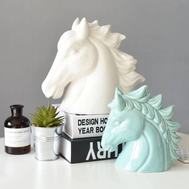 Stunning Horse Head Bust Large Ceramics Colorful Sculpture Museum Quality Collectible Decoration Figurine Model
Stunning Horse Head Bust Large Ceramics Colorful Sculpture Museum Quality Collectible Decoration Figurine Model