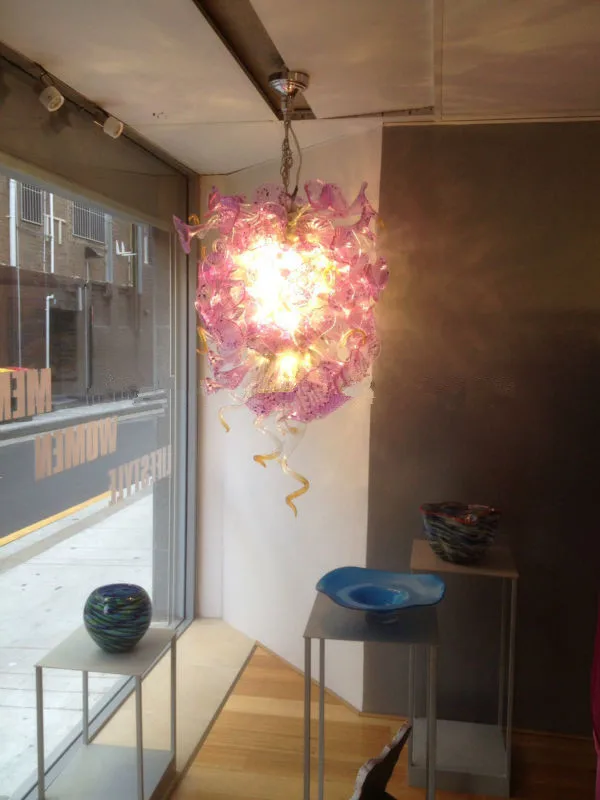 Pretty Light for Bar Hall Restaurant Hand Blown Glass Chandelier Lighting Flower Pipes
Pretty Light for Bar Hall Restaurant Hand Blown Glass Chandelier Lighting Flower Pipes