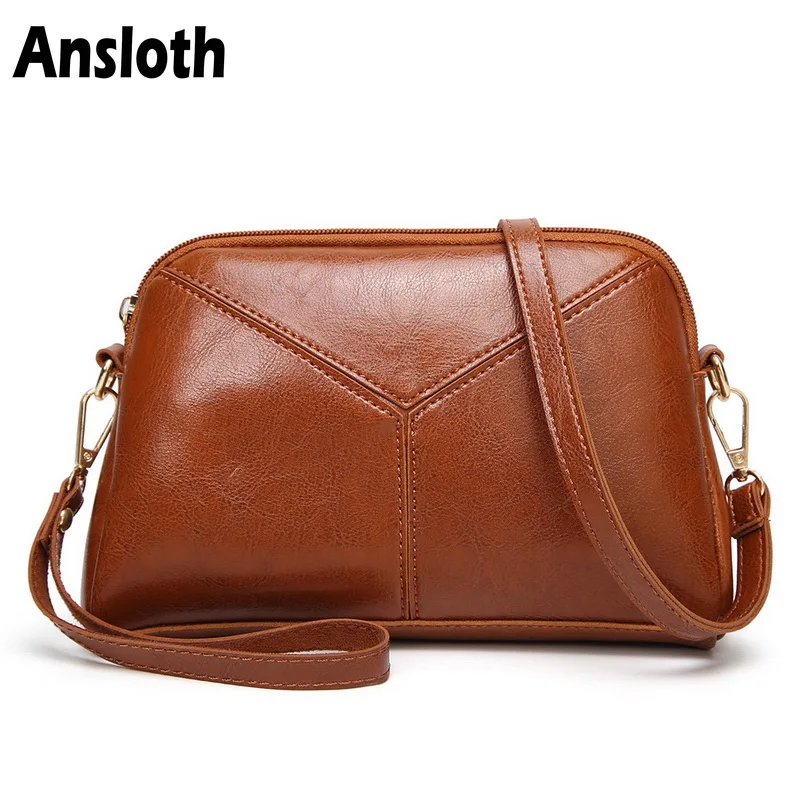 Ansloth Simple Patchwork Women Mini Bag Oil Wax Leather Shoulder Bags Lady Day Clutches Solid Color Crossbody Bag Women HPS144
Ansloth Simple Patchwork Women Mini Bag Oil Wax Leather Shoulder Bags Lady Day Clutches Solid Color Crossbody Bag Women HPS144