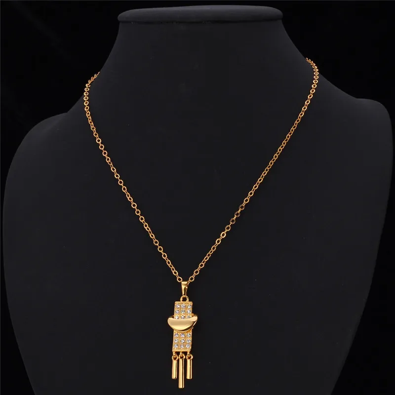 U7 Tassel Necklace Gold Color Rhinestone Trendy Unisex Jewelry Wholesale 4.5 cm Pendant Necklace P437
U7 Tassel Necklace Gold Color Rhinestone Trendy Unisex Jewelry Wholesale 4.5 cm Pendant Necklace P437