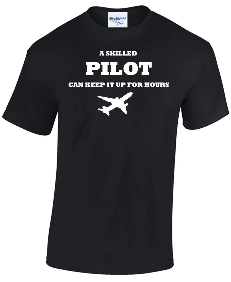T shirt men 100% cotton t-shirt T Shirts Short Sleeve Leisure Fashion Summer PILOT AVIATION FLYING A SKILLED PILOT GREAT PILOT
T shirt men 100% cotton t-shirt T Shirts Short Sleeve Leisure Fashion Summer PILOT AVIATION FLYING A SKILLED PILOT GREAT PILOT
