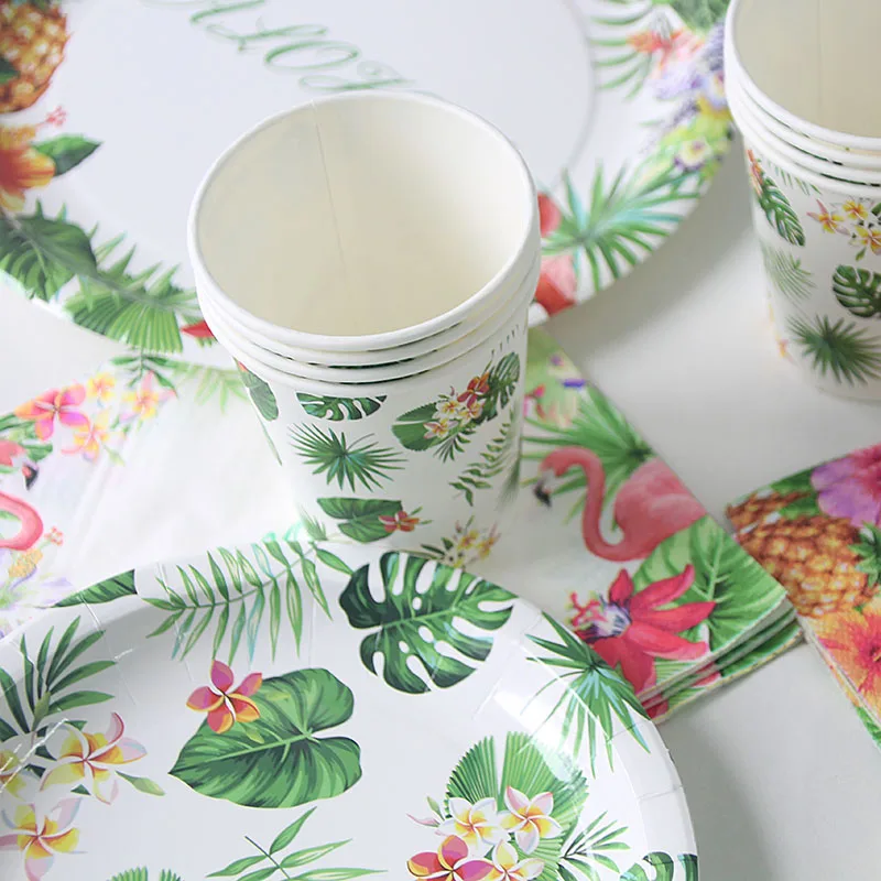 Aloha Flamingo Theme Party Decoration Cup Plate Napkins Tropical Party Birthday Summer Hawaiian Disposable Tableware Supplies
Aloha Flamingo Theme Party Decoration Cup Plate Napkins Tropical Party Birthday Summer Hawaiian Disposable Tableware Supplies