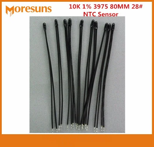 Fast Free Ship 100pcs/lot NTC thermistor sensor 10K 1% 3975 80MM 28# single resistant 200 degrees wire NTC Sensor
Fast Free Ship 100pcs/lot NTC thermistor sensor 10K 1% 3975 80MM 28# single resistant 200 degrees wire NTC Sensor