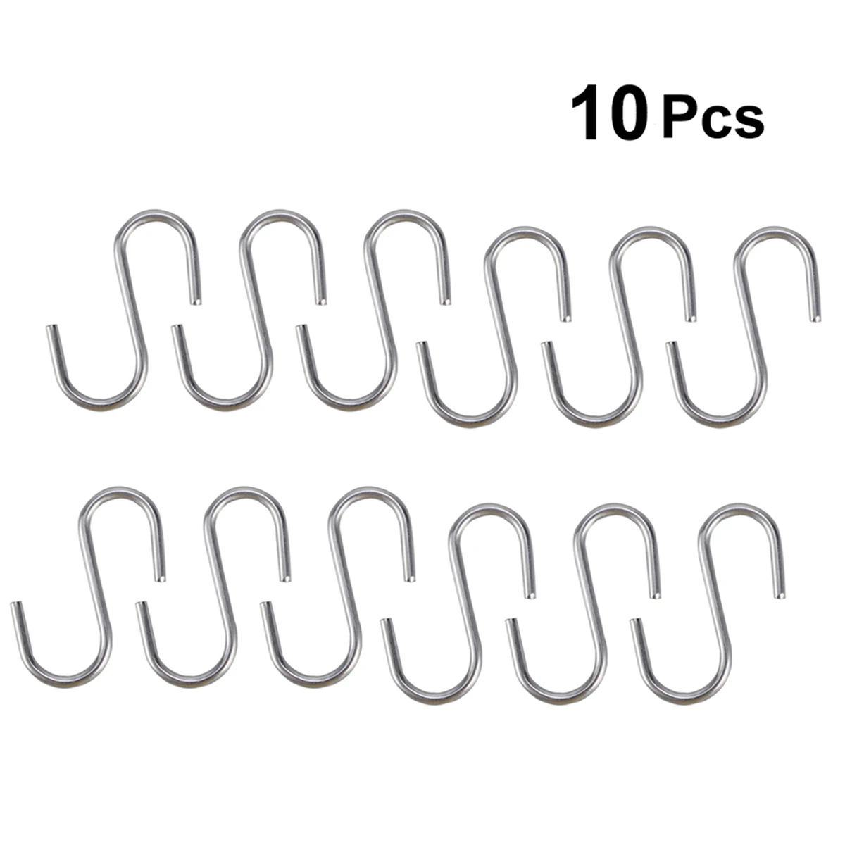 10 Pcs Heavy Duty S Shaped Hooks Kitchen Spoon Pan Pot Utensils Hangers Clasp Over The Door Closet Clothes Rack Tool
10 Pcs Heavy Duty S Shaped Hooks Kitchen Spoon Pan Pot Utensils Hangers Clasp Over The Door Closet Clothes Rack Tool