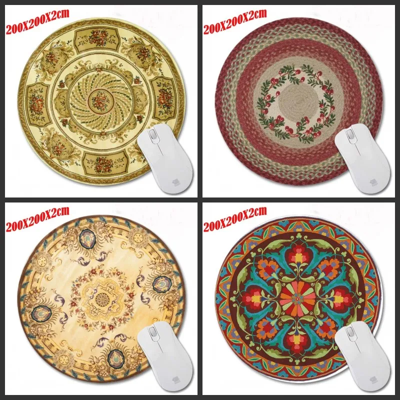 Carpet Top Selling 200*220*2mm Round Rubber Gaming Mouse Mat Custom Your Styles Non-slip Durable Computer and Laptop Mouse Pad
Carpet Top Selling 200*220*2mm Round Rubber Gaming Mouse Mat Custom Your Styles Non-slip Durable Computer and Laptop Mouse Pad