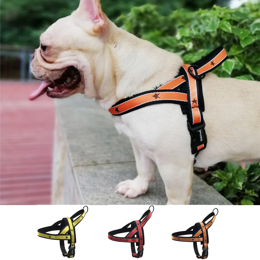 No Pull Dog Harness Adjustable Quick Fit Dog Strap Harness Easy for Walking Training Pet Dog Vest Harness wish handle
No Pull Dog Harness Adjustable Quick Fit Dog Strap Harness Easy for Walking Training Pet Dog Vest Harness wish handle