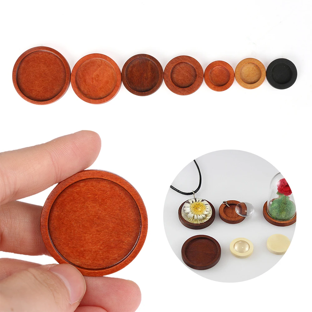 10pcs Hollow frame wooden Round necklace Bottom bracket base care Frame Pendant Bezel Setting Cabochon Setting Tray UV Resin
10pcs Hollow frame wooden Round necklace Bottom bracket base care Frame Pendant Bezel Setting Cabochon Setting Tray UV Resin