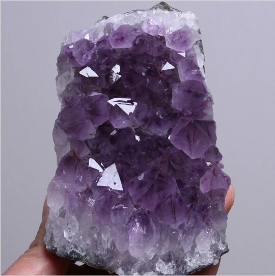 SUIRONG---412 + натуральный аметист кварц красивый фиолетовый Geode Кристалл кластера Specr