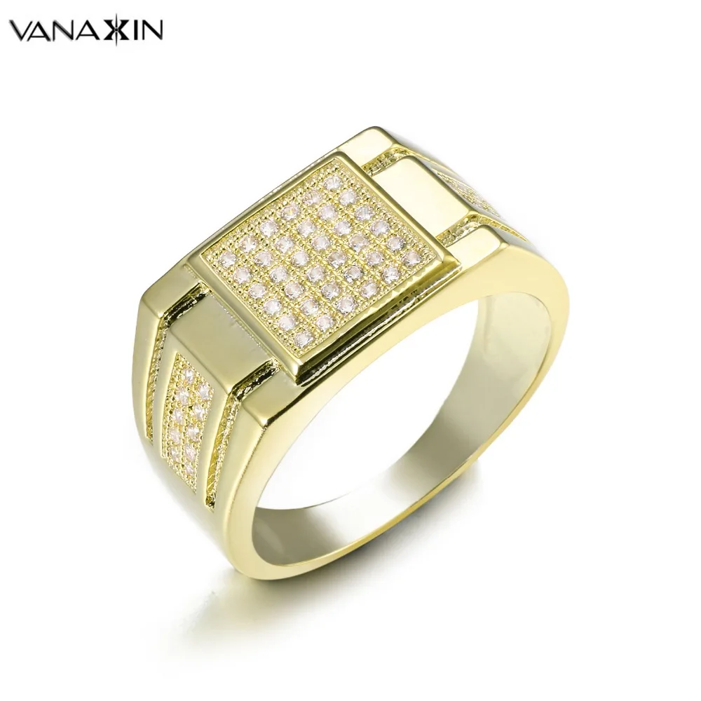 VANAXIN Rhinestone Iced Out Bling Square Ring Gold Color Rings For Men Jewelry Statement Male Daily Gift Fashion Jewellery
VANAXIN Rhinestone Iced Out Bling Square Ring Gold Color Rings For Men Jewelry Statement Male Daily Gift Fashion Jewellery