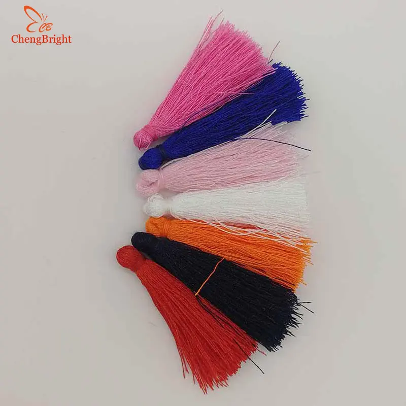 CHENGBRIGHT 500pcs/lot 45mm Silk Tassel Charm Necklace Earring Findings Tassels DIY For Jewelry Finding Accessories Hot Sale
CHENGBRIGHT 500pcs/lot 45mm Silk Tassel Charm Necklace Earring Findings Tassels DIY For Jewelry Finding Accessories Hot Sale