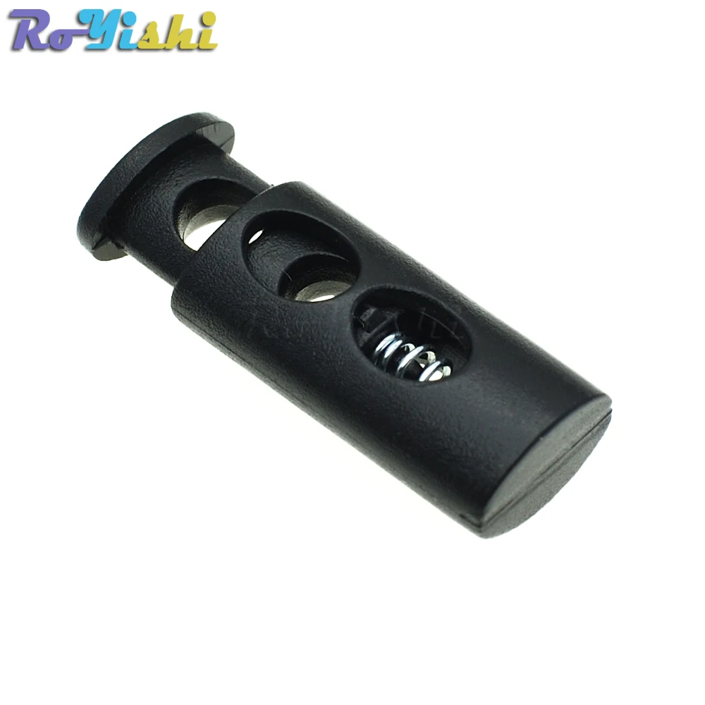 25pcs/pack 2 Holes Cord Lock Stopper Cylinder Barrel Plastic Toggle Clip For Garment Accessories Black
25pcs/pack 2 Holes Cord Lock Stopper Cylinder Barrel Plastic Toggle Clip For Garment Accessories Black
