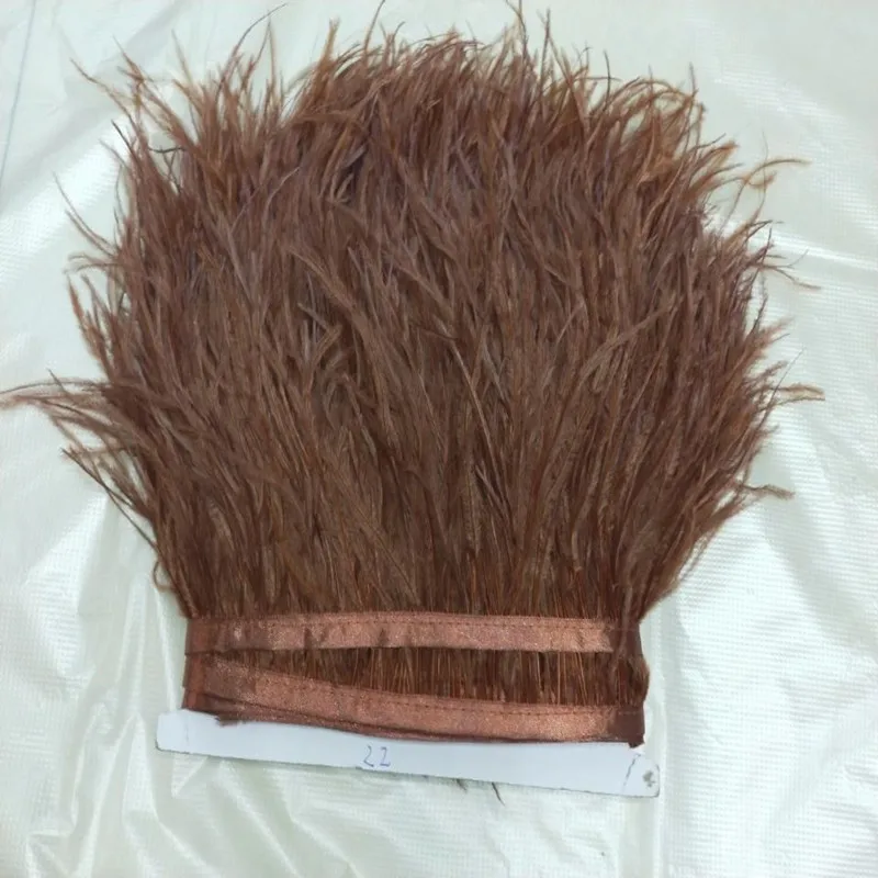 1yard dark coffee Ostrich Feathers Fringe Trims Dyed Feather Ribbons for Dress Skirt Party Clothing Decoration Craft Making
1yard dark coffee Ostrich Feathers Fringe Trims Dyed Feather Ribbons for Dress Skirt Party Clothing Decoration Craft Making