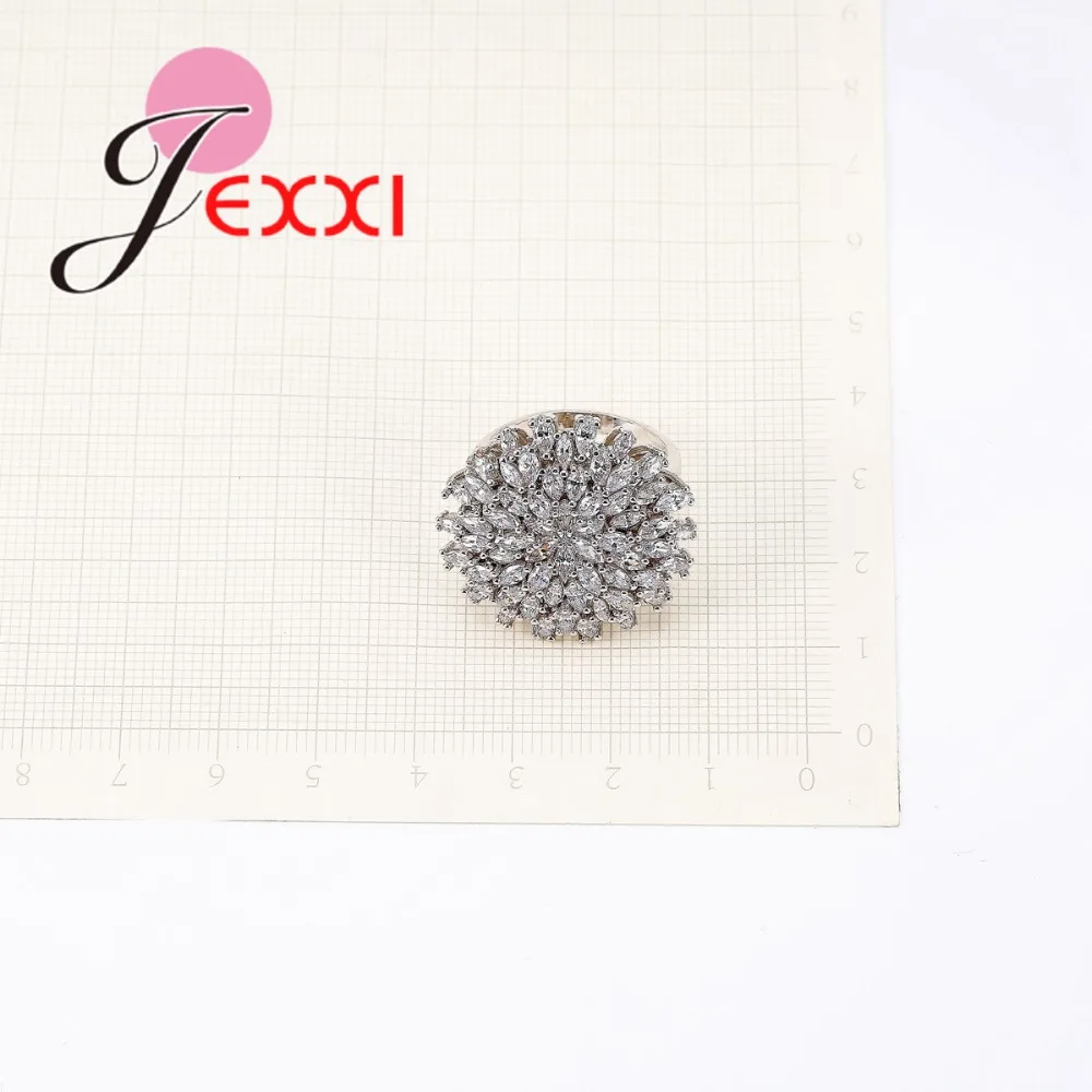 Charm Elegant Big Flower Paved Micro Oval Cubic Zircon Stone Rings for Women 925 Sterling Silver Wedding Jewelry Gift
Charm Elegant Big Flower Paved Micro Oval Cubic Zircon Stone Rings for Women 925 Sterling Silver Wedding Jewelry Gift
