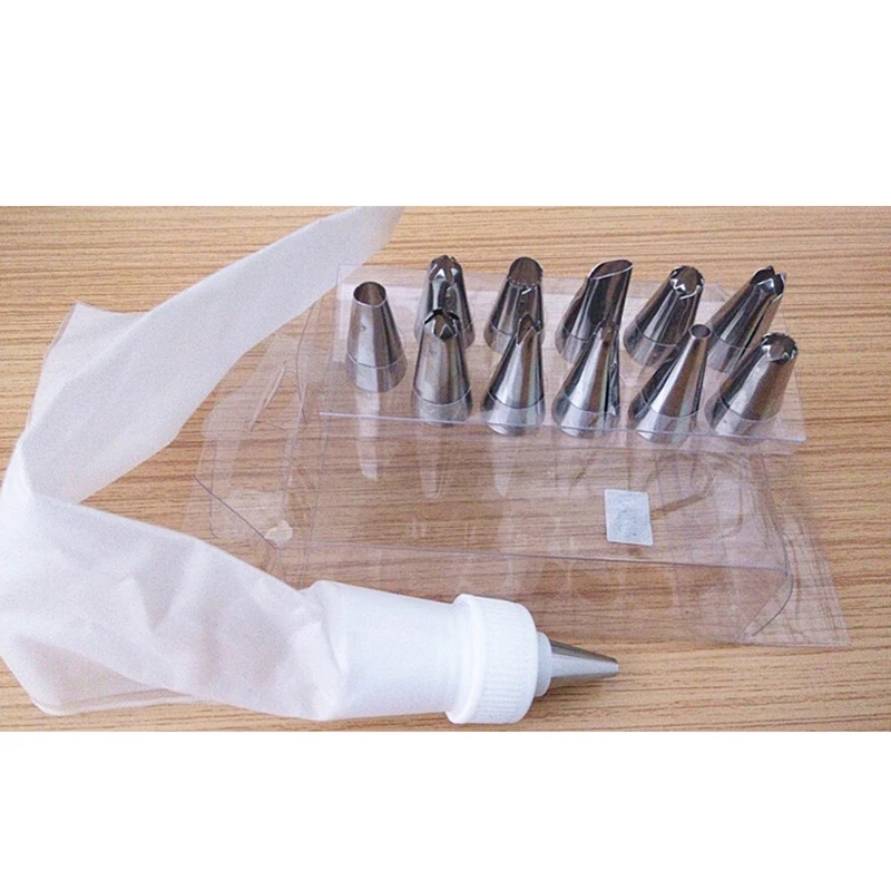 Nozzles Set Dessert Decorator Tool Icing Piping Cream Pastry Nozzle Bag Bakeware Kitchen Gadgets Baking Tools 29
Nozzles Set Dessert Decorator Tool Icing Piping Cream Pastry Nozzle Bag Bakeware Kitchen Gadgets Baking Tools 29
